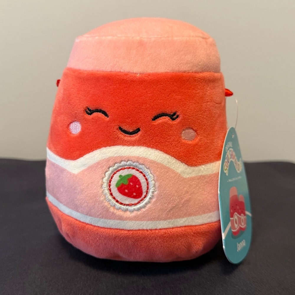 Squishmallows 5” Strawberry Milk